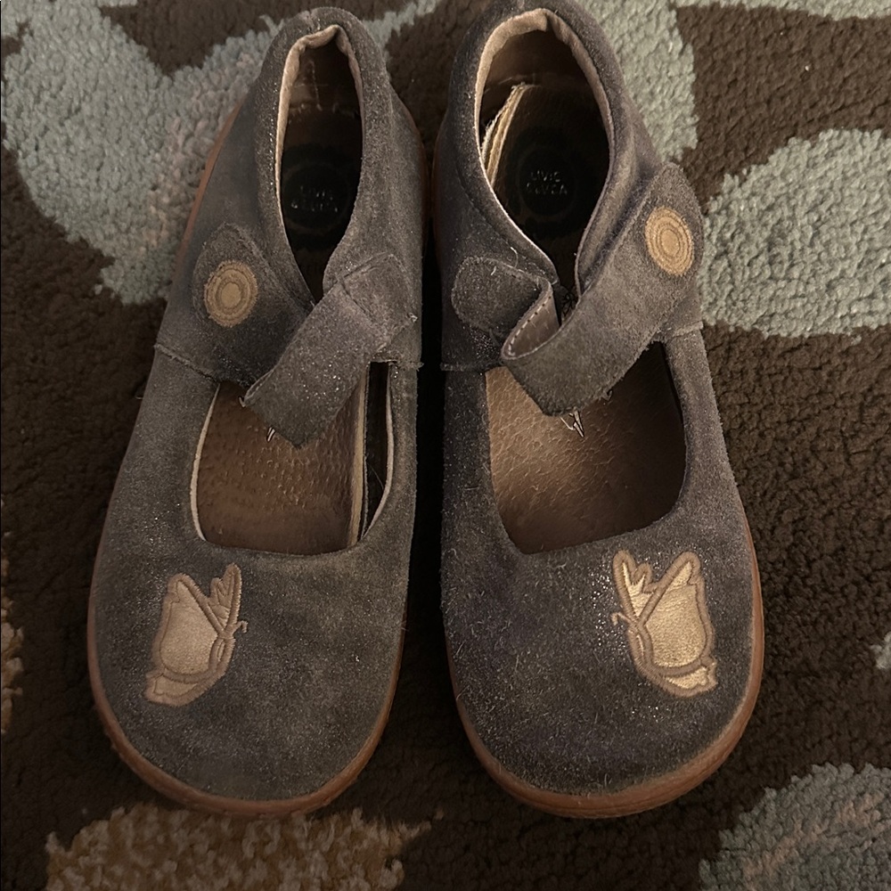 Livie & Luca Kids Mary Jane Shoes with Butterfly Design Size 12